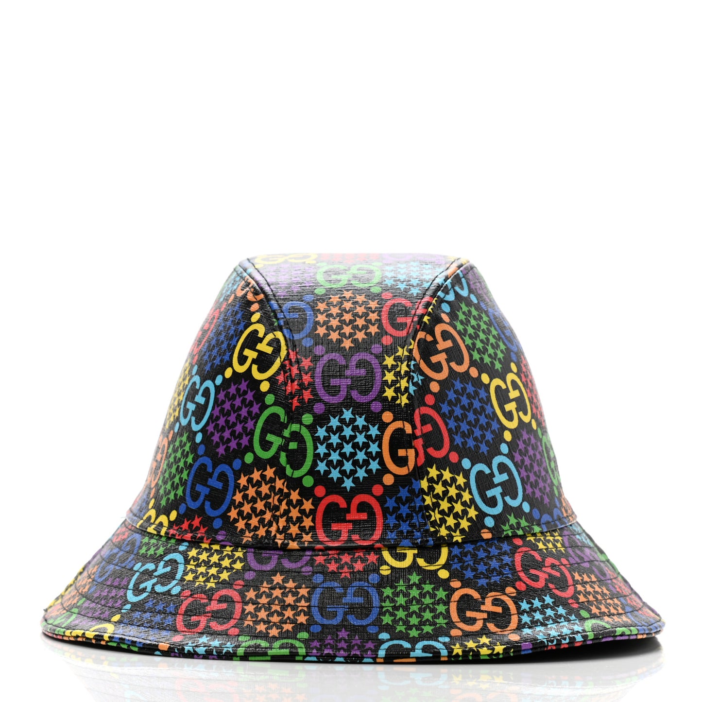 GG Supreme Monogram Psychedelic Fedora Hat S Multicolor