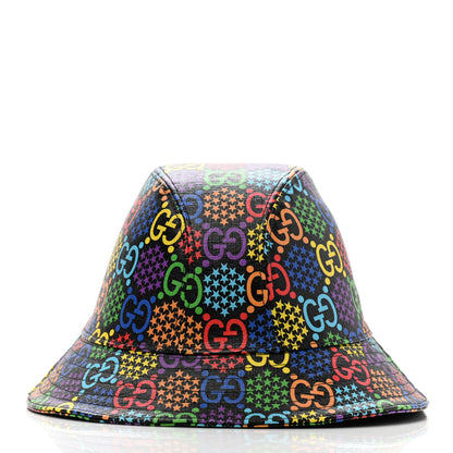 Gucci GG Supreme Monogram Psychedelic Fedora Hat S Multicolor 4 of 10