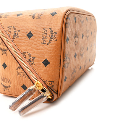 MCM Visetos Medium Ottomar Toiletry Bag Cognac 9 of 10