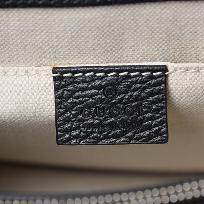 Gucci Dollar Calfskin Crystal Web Medium Dionysus Bamboo Top Handle Bag Black Black Diamond 6 of 7