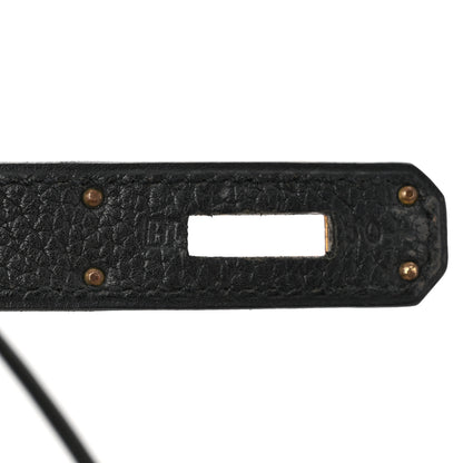 Hermes Togo Kelly Retourne 32 Black 6 of 9