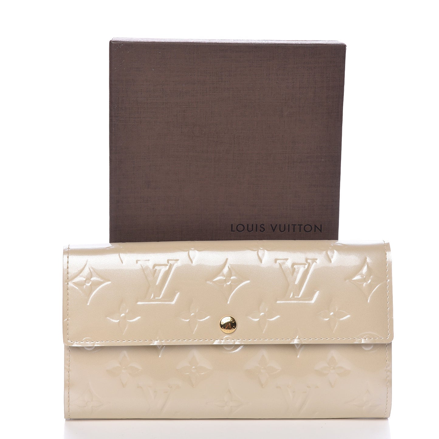 Vernis Sarah Wallet Blanc Corail
