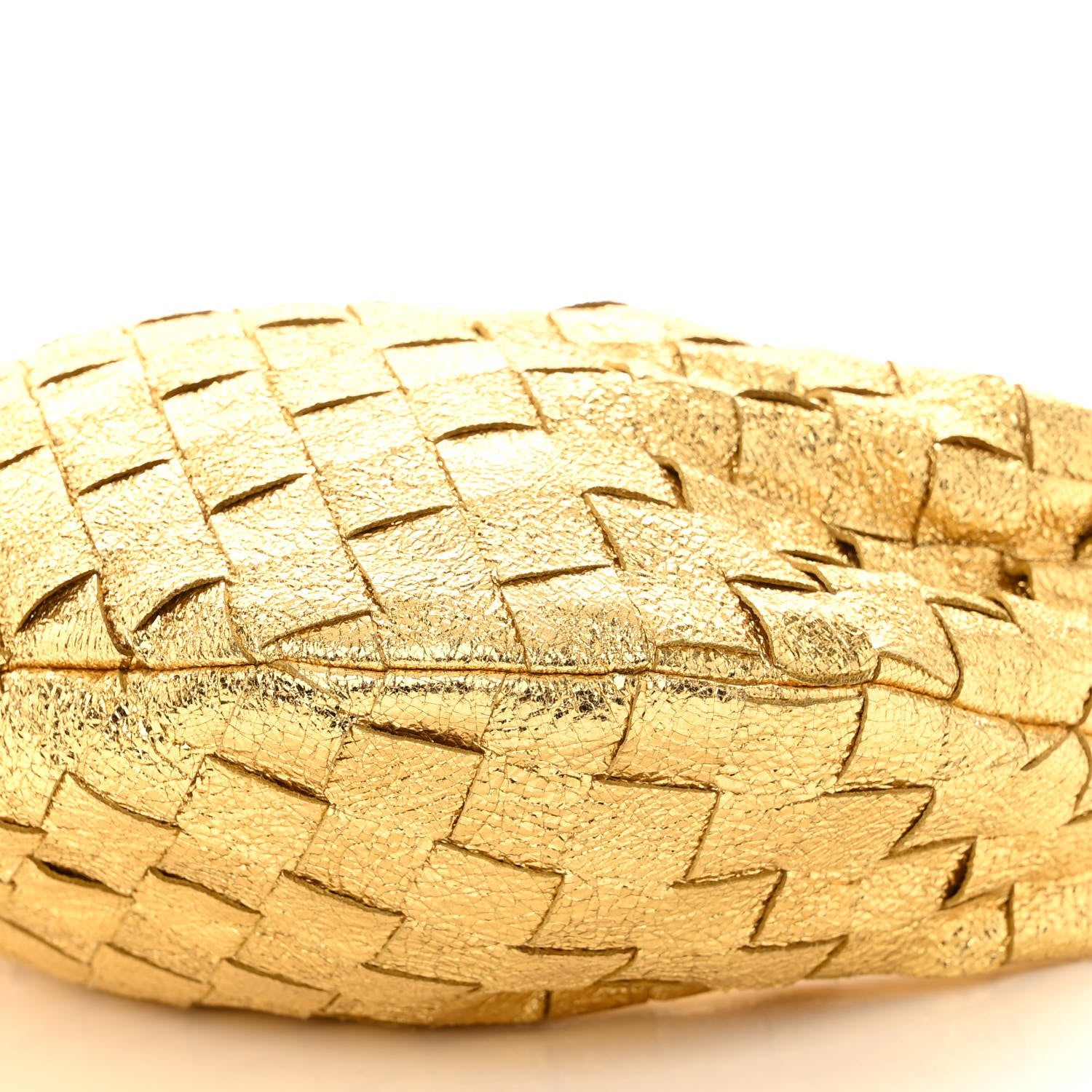 Bottega Veneta Metallic Nappa Intrecciato Mini Jodie Gold 9 of 9