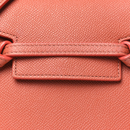 Celine Grained Calfskin Pico Belt Bag Lychee 9 of 14