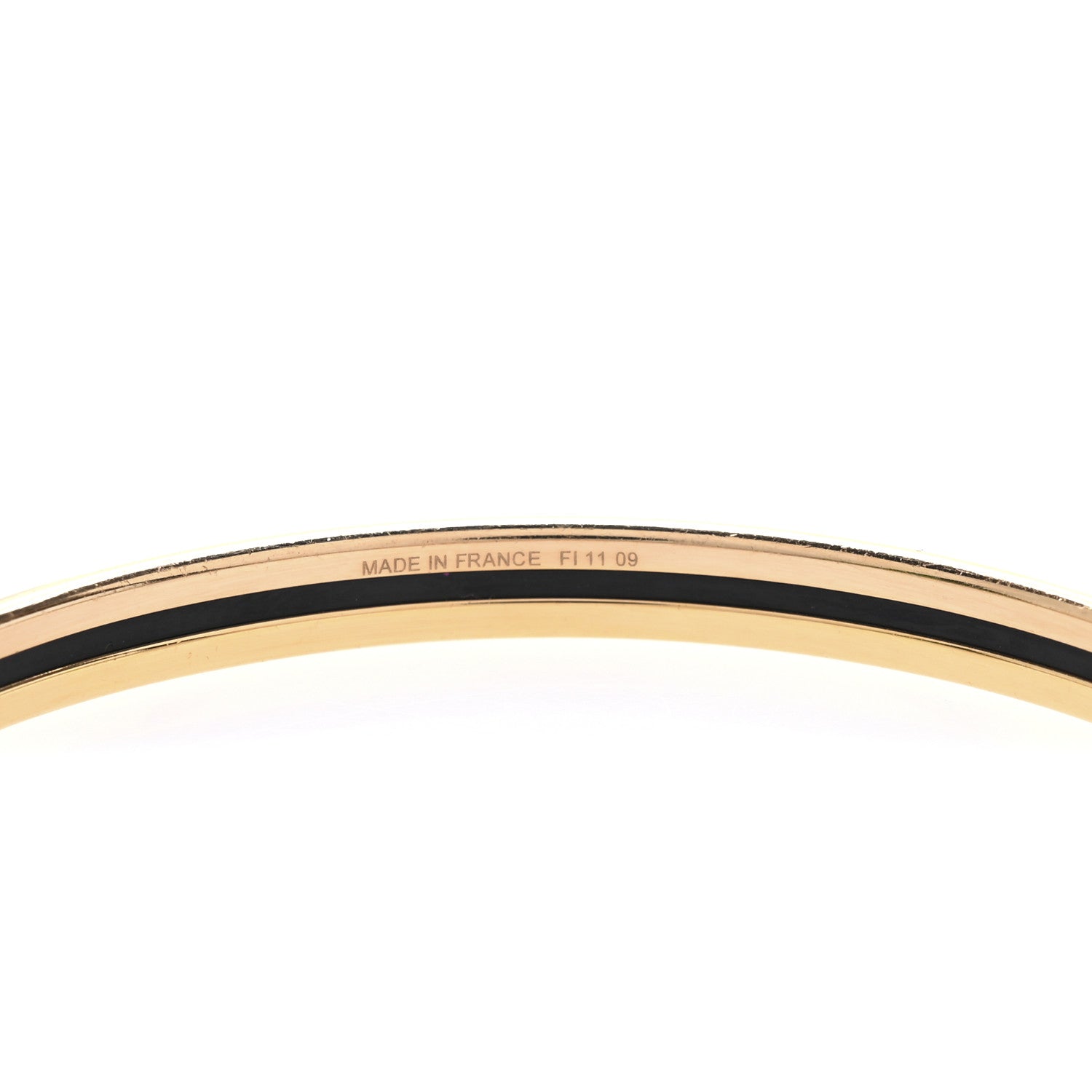 Hermes Enamel Printed Couvertures Et Tenues De Jour Narrow Bracelet 70 Bleu Pink Multicolor 4 of 6