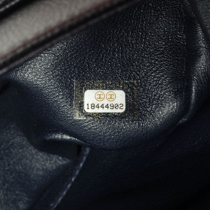 Chanel Caviar Jumbo Double Flap Navy Blue 8 of 9