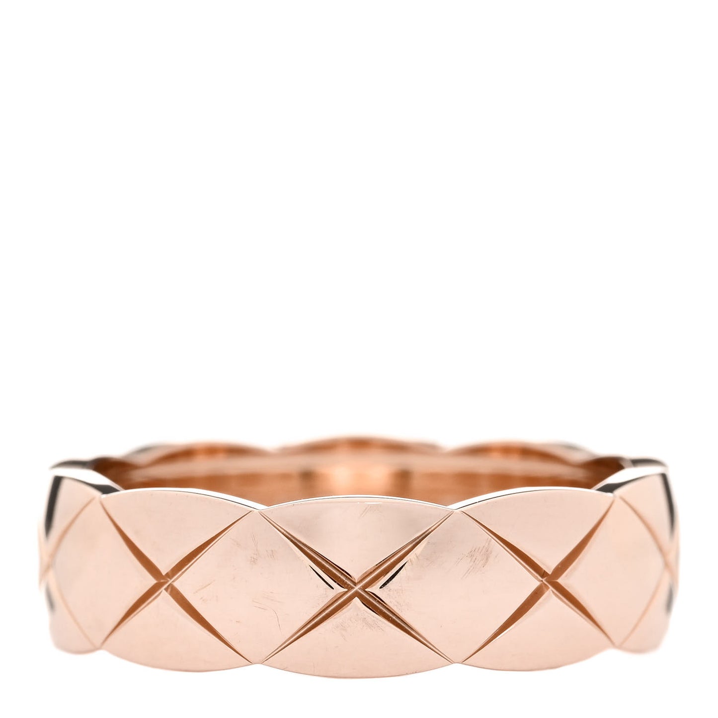 18K Beige Gold Small Coco Crush Ring 64 10.75