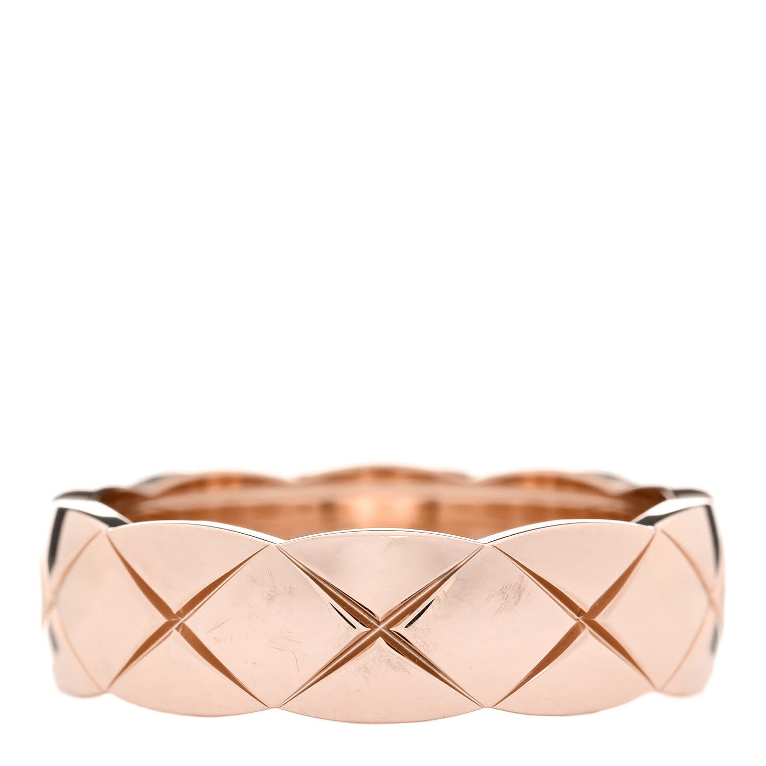 Chanel 18K Beige Gold Small Coco Crush Ring 64 10.75 1 of 7