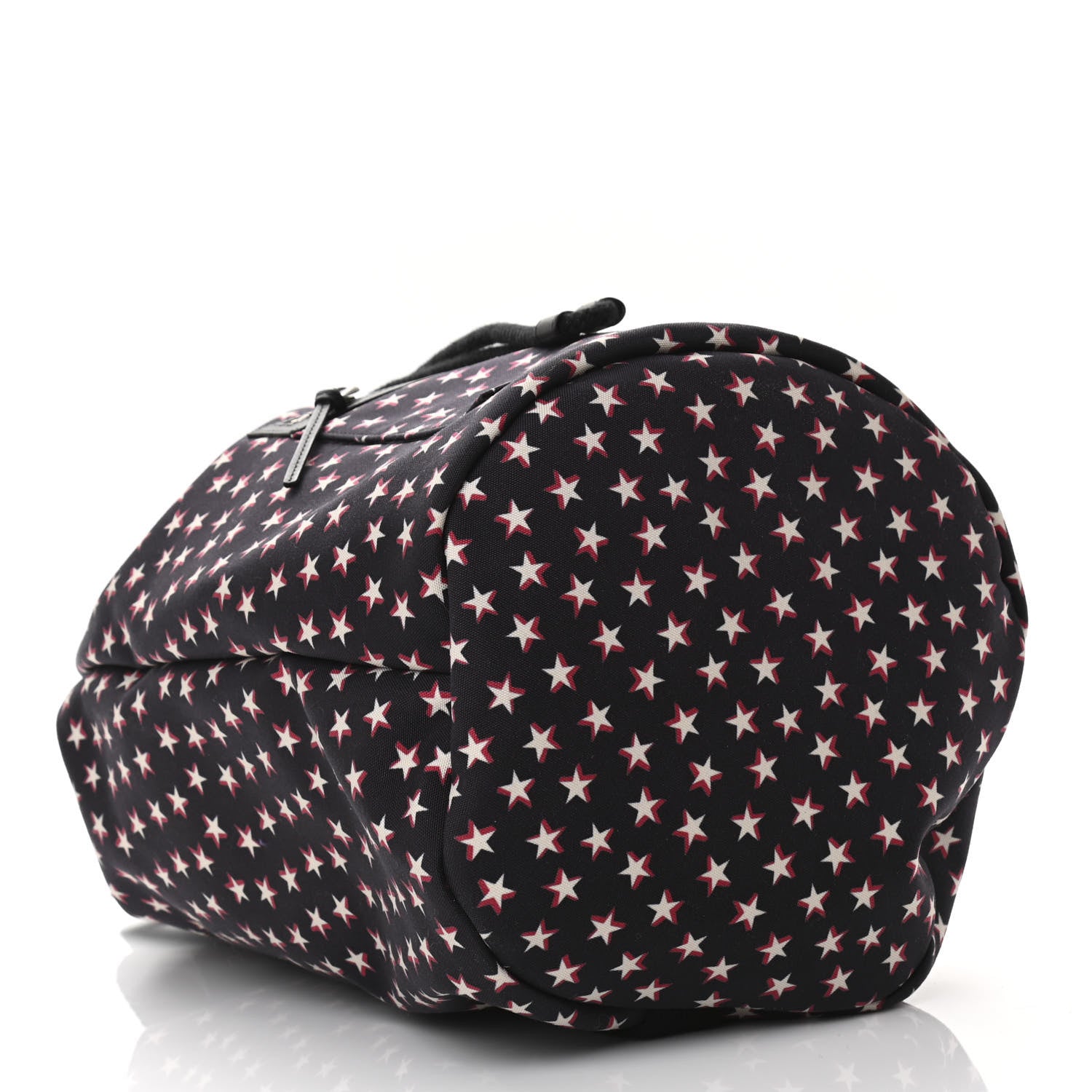 Saint Laurent Canvas Star Print City Sailor Backpack Black 5 of 10