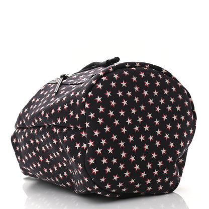 Saint Laurent Canvas Star Print City Sailor Backpack Black 5 of 10