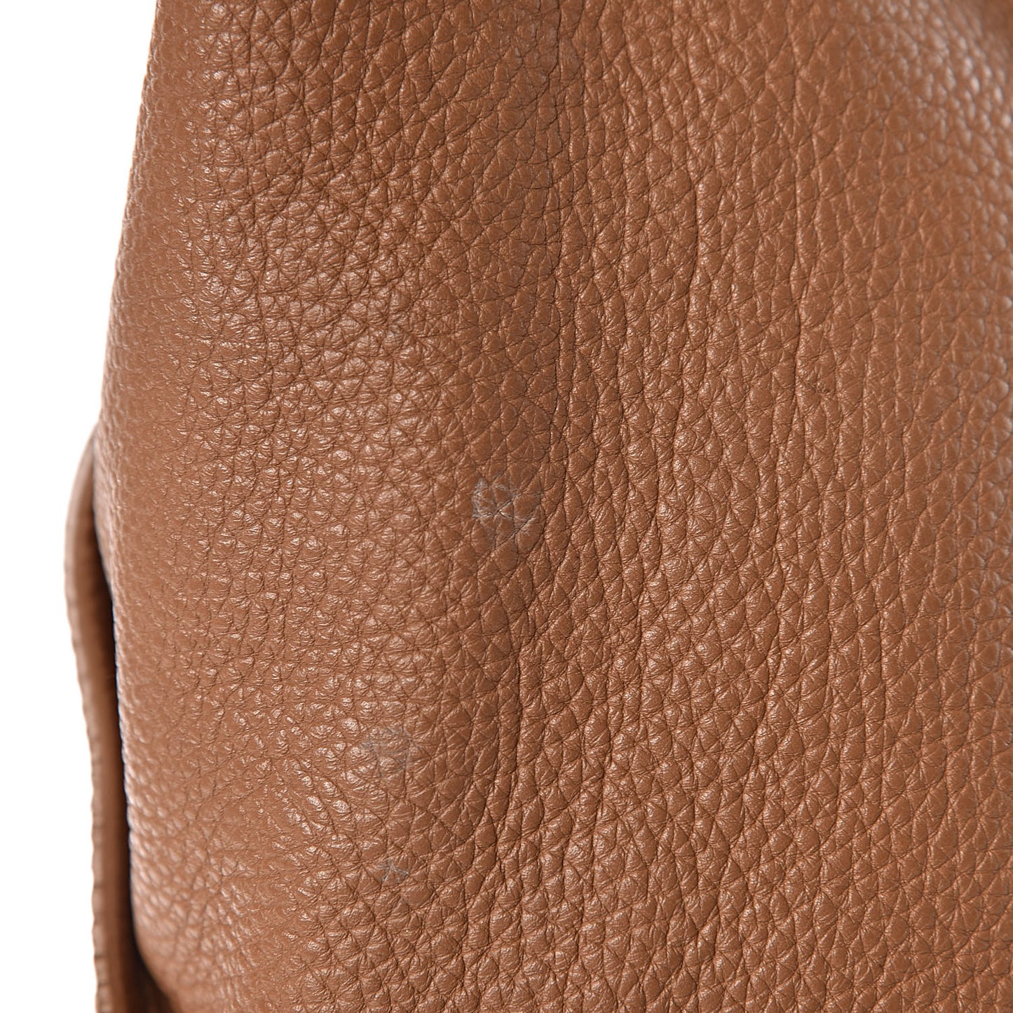Pebbled Calfskin Mini Luggage Camel