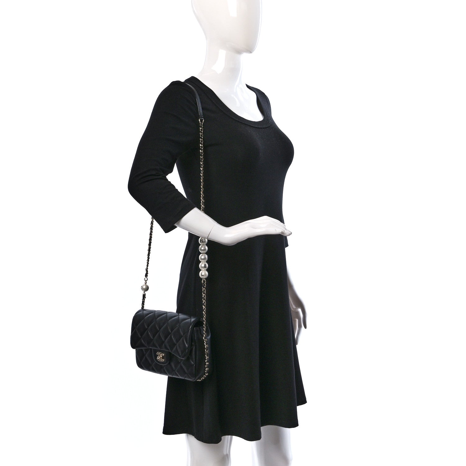 Chanel Lambskin Quilted Small My Precious Flap Black 2 of 9