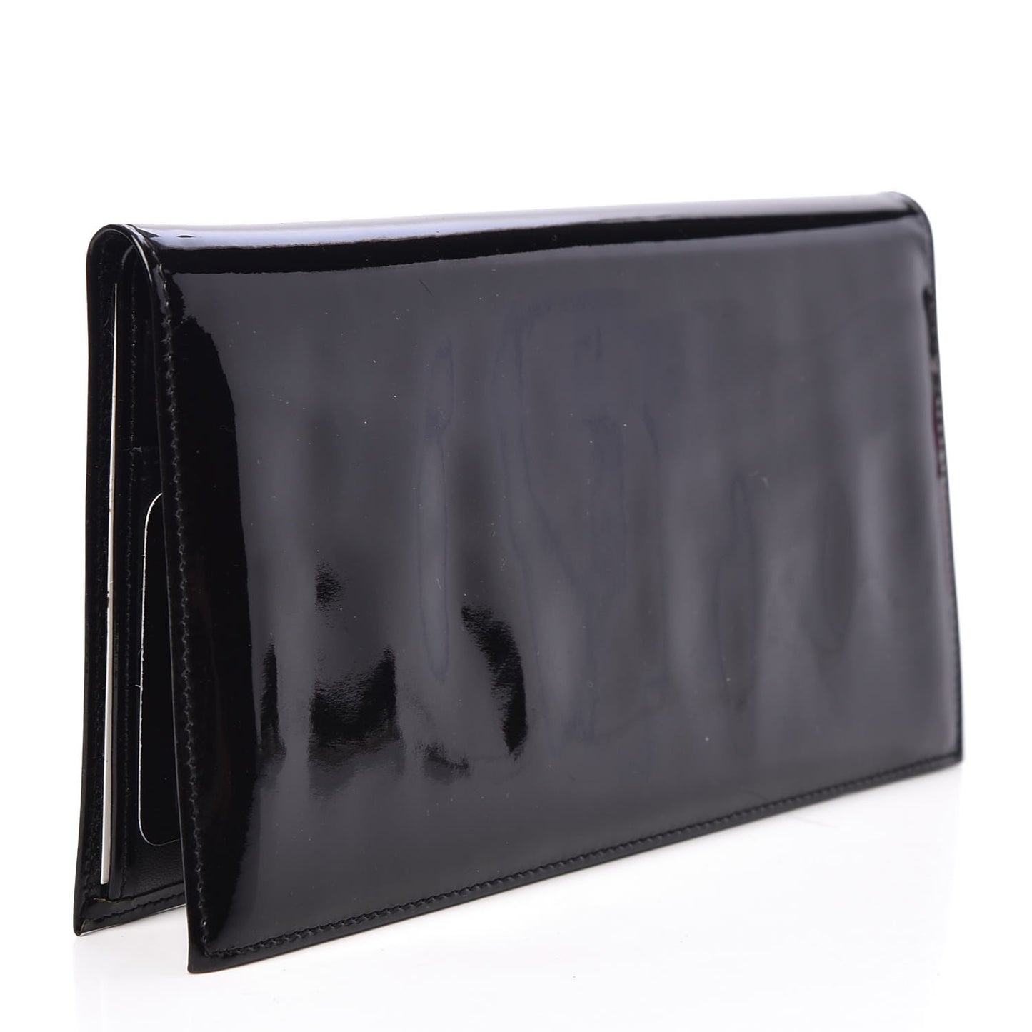 Patent CC Yen Wallet Black