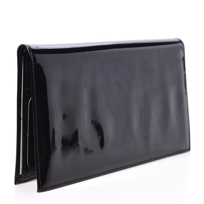 Chanel Patent CC Yen Wallet Black 3 of 10