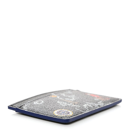 Louis Vuitton Damier Graphite World Map Porte Cartes Simple 4 of 7