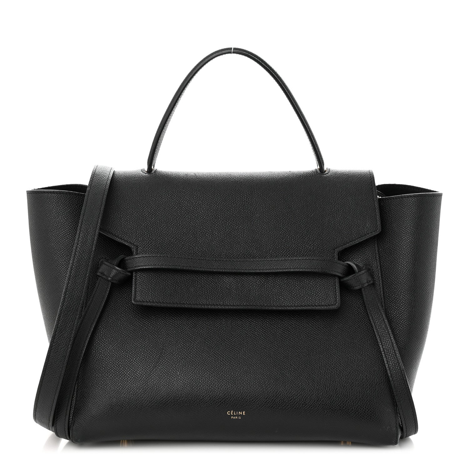 Celine Grained Calfskin Mini Belt Bag Black 1 of 11