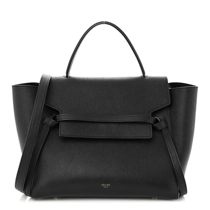Celine Grained Calfskin Mini Belt Bag Black 1 of 11