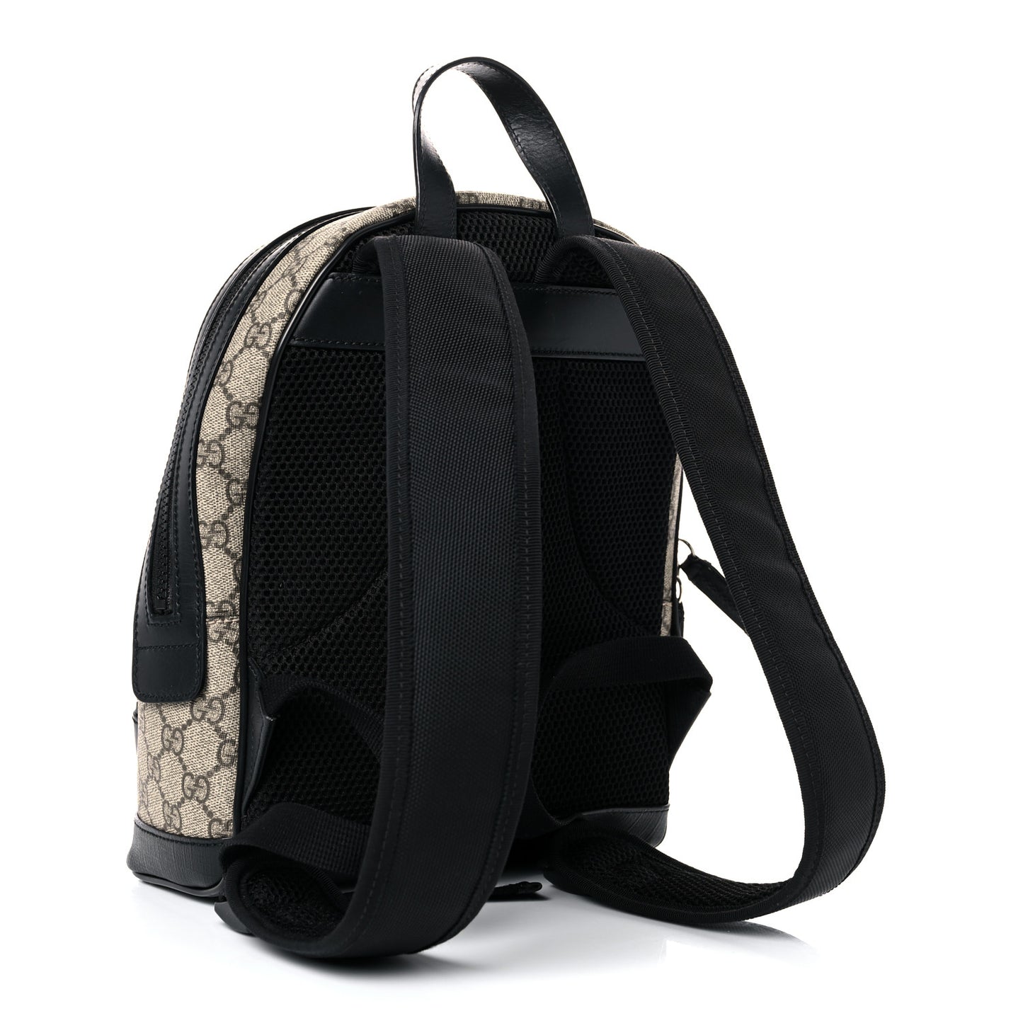 GG Supreme Monogram Small Eden Day Backpack Black