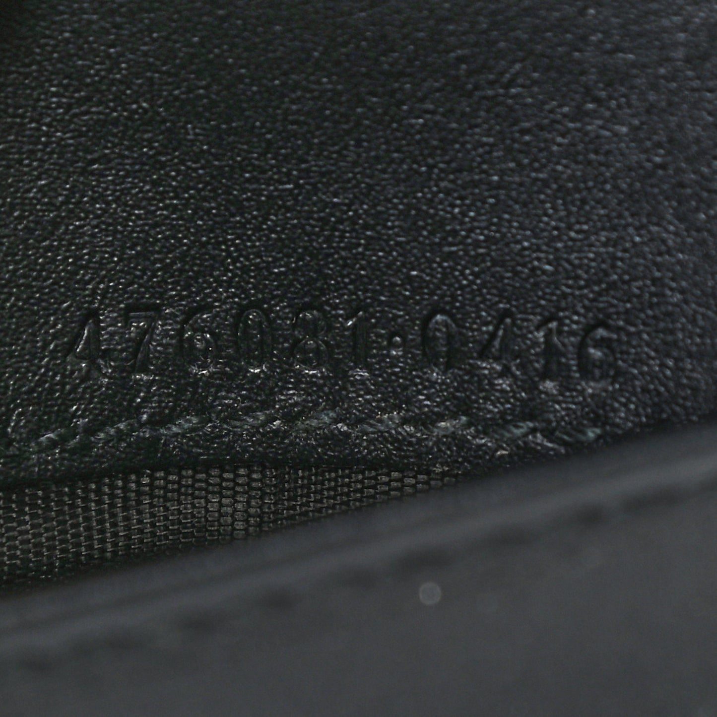 Calfskin Sylvie Wallet Black