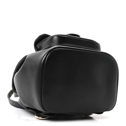 Chanel Lambskin Quilted Small Duma Drawstring Backpack Black 3 of 9