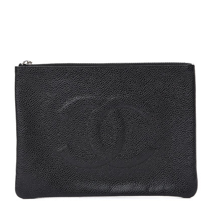 Chanel Caviar Timeless CC Cosmetic Case Black 1 of 6