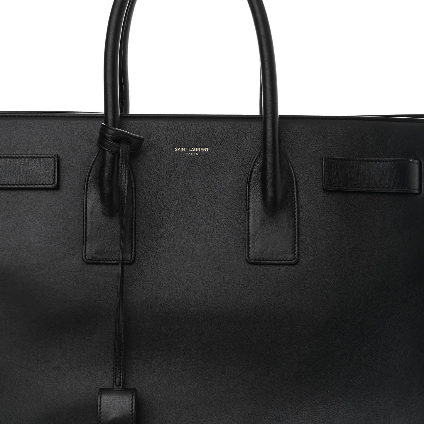 Calfskin Large Sac De Jour Carryall Black