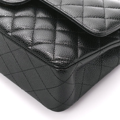 Chanel Caviar Quilted Medium Double Flap Black 11 of 12