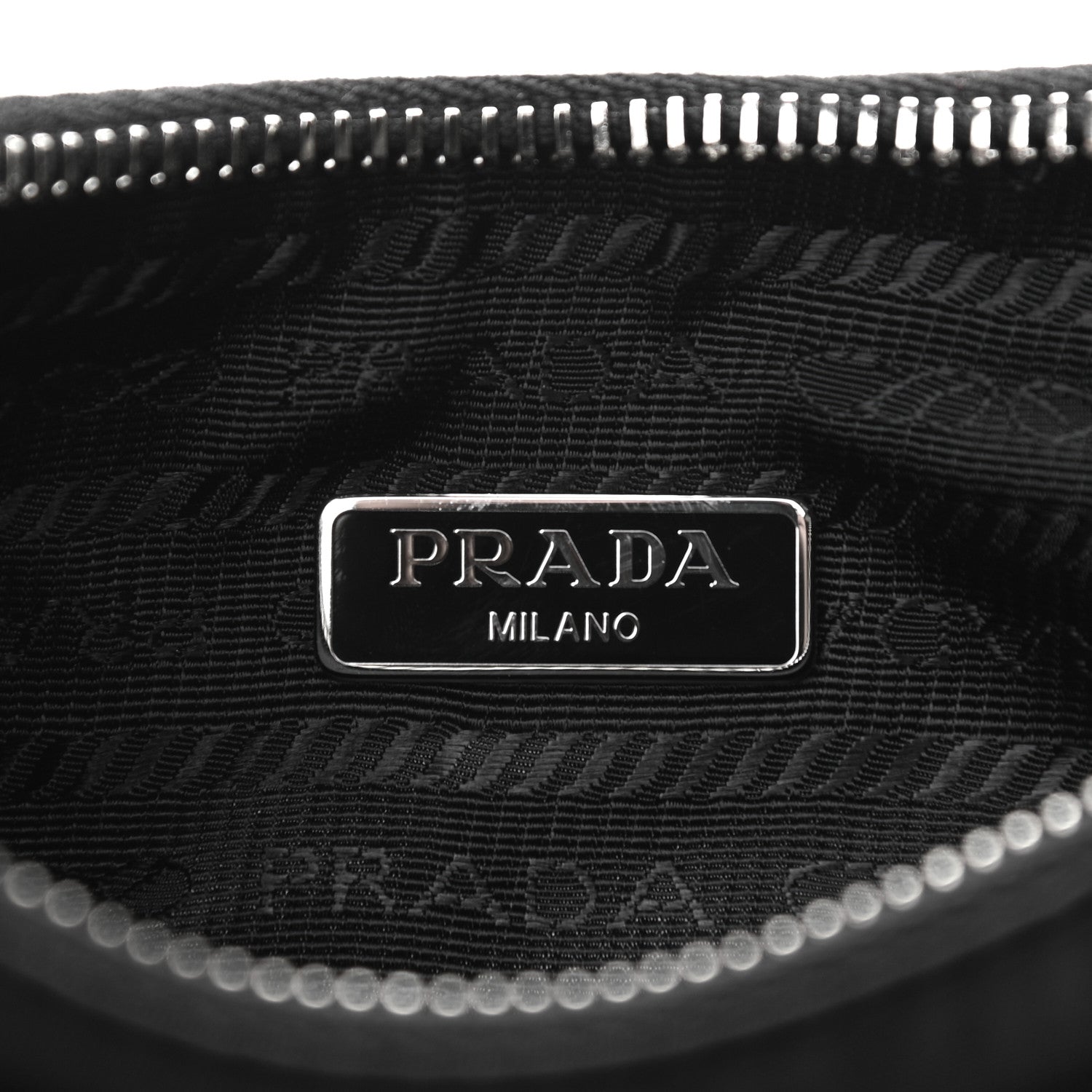 Prada Nylon Re-Edition 2005 Shoulder Bag Black 6 of 10