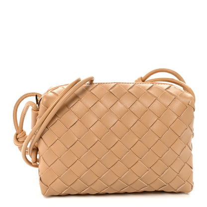 Bottega Veneta Nappa Intrecciato Mini Loop Camera Bag Almond 1 of 9