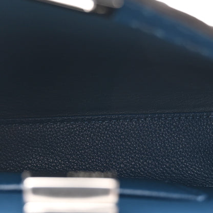 Fendi Cuoio Romano Selleria Macro Stitchings Mini Peekaboo Iconic Satchel Placca Argento 6 of 11