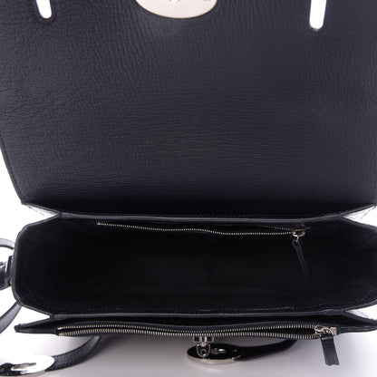 Mulberry Shiny Goatskin Bayswater Shoulder Bag Midnight 5 of 10