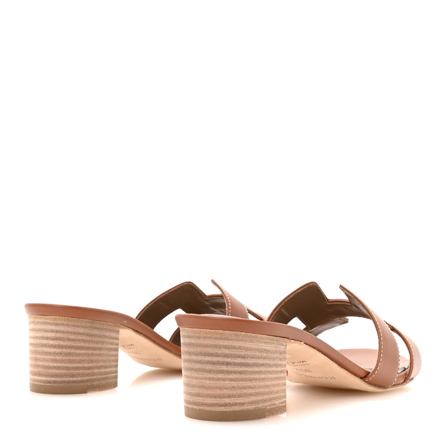 Calfskin Oasis Sandals 36.5 Gold