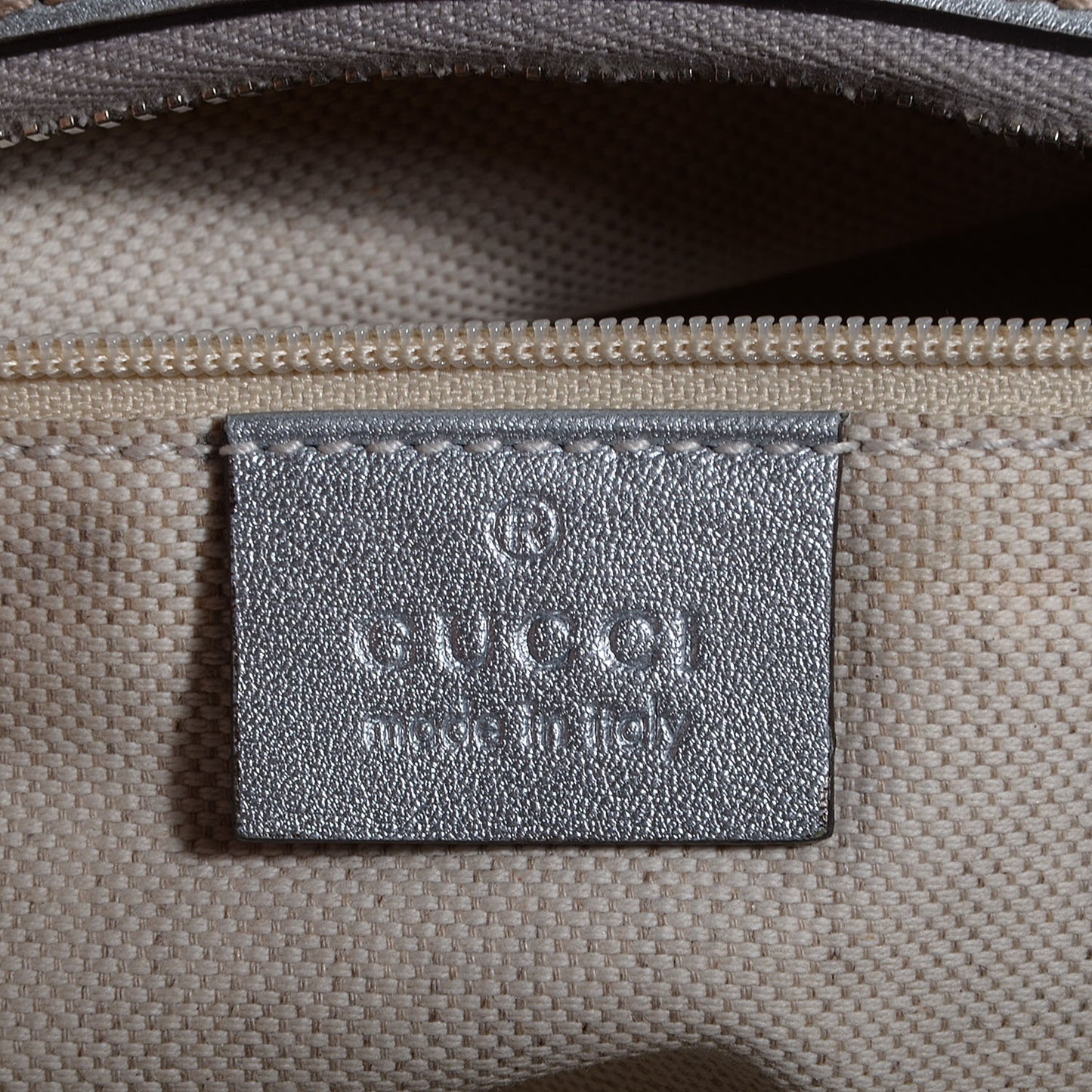 Guccissima Large D Gold Hobo Silver