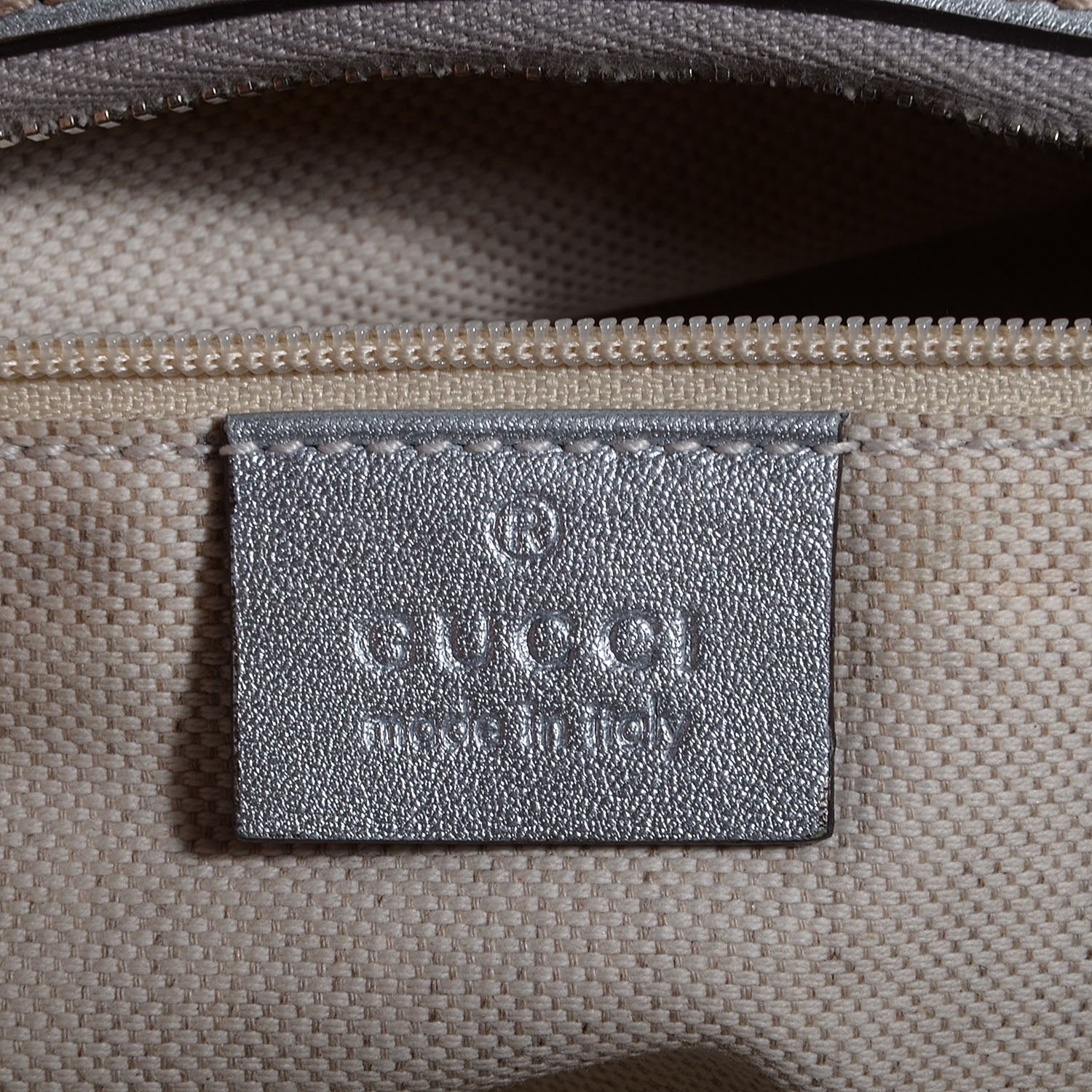 Gucci Guccissima Large D Gold Hobo Silver 7 of 8