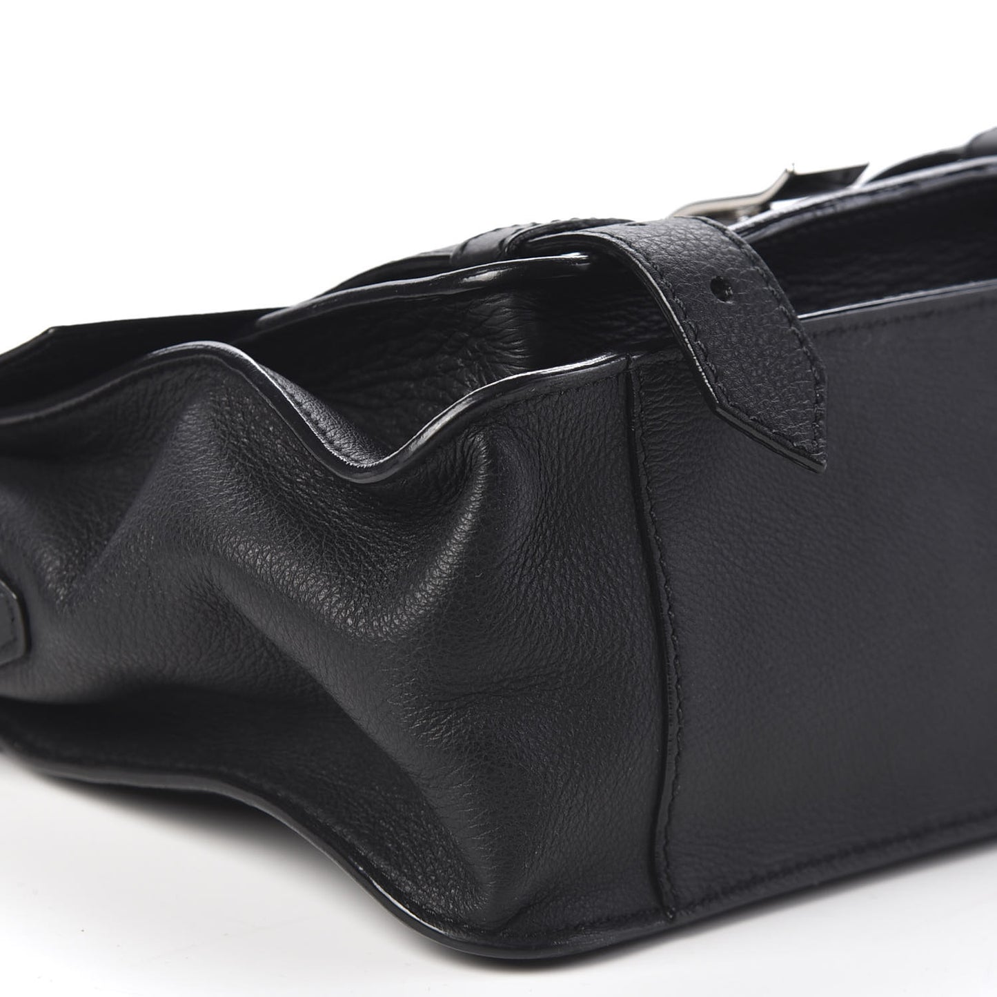 Soft Grainy Calfskin Tiny PS1 Satchel Black