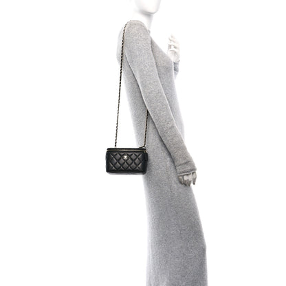 Chanel Caviar Quilted Small Vanity Case With Chain Black 2 of 10