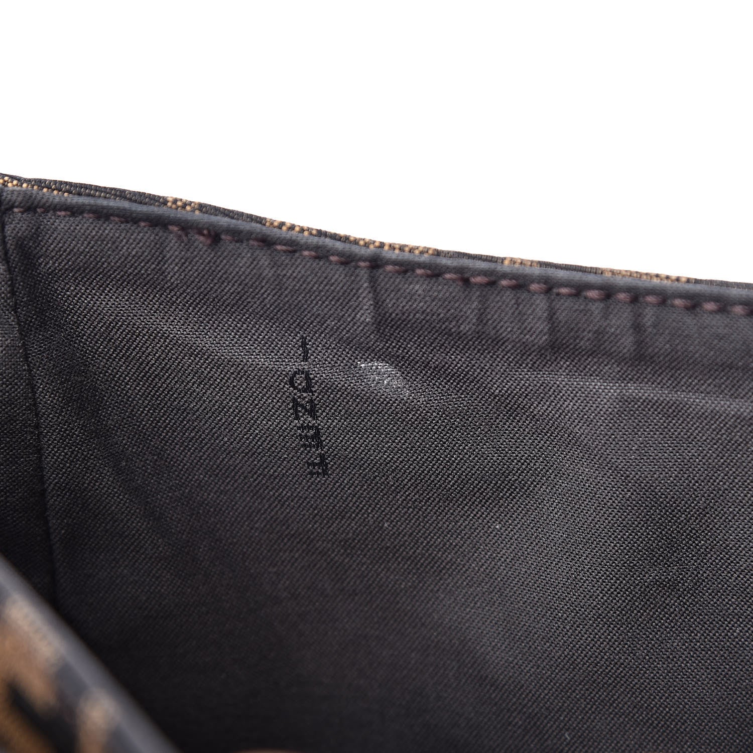 Fendi Zucca Vitello Artic Messenger Bag Tobacco Castagna 10 of 18