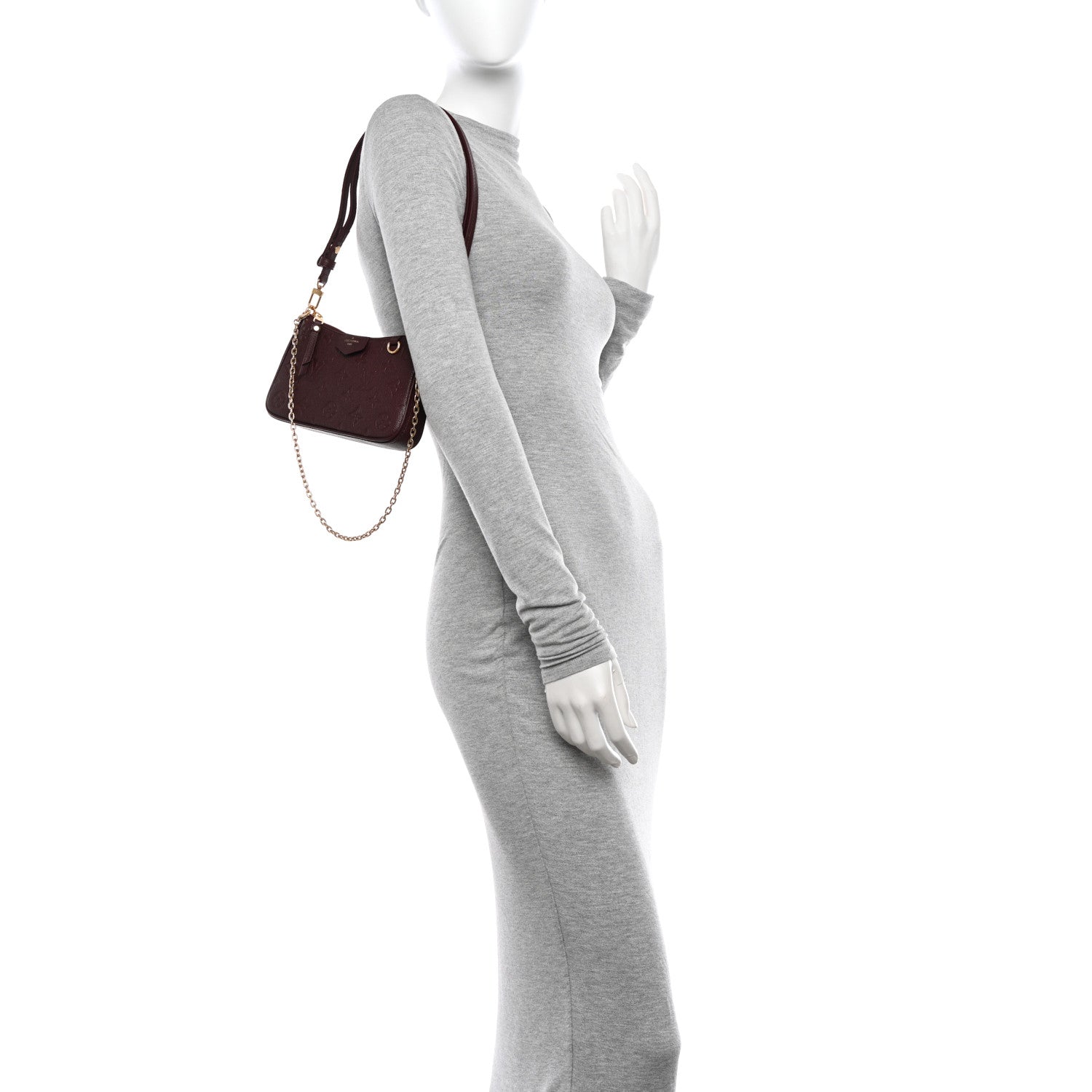Louis Vuitton Empreinte Easy Pouch On Strap Wine 2 of 10