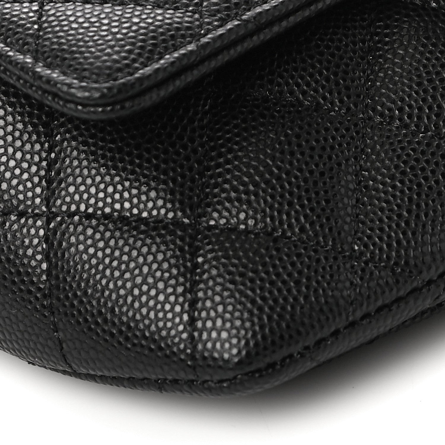 Chanel Caviar Quilted Glasses Case With Chain Black 10 of 12