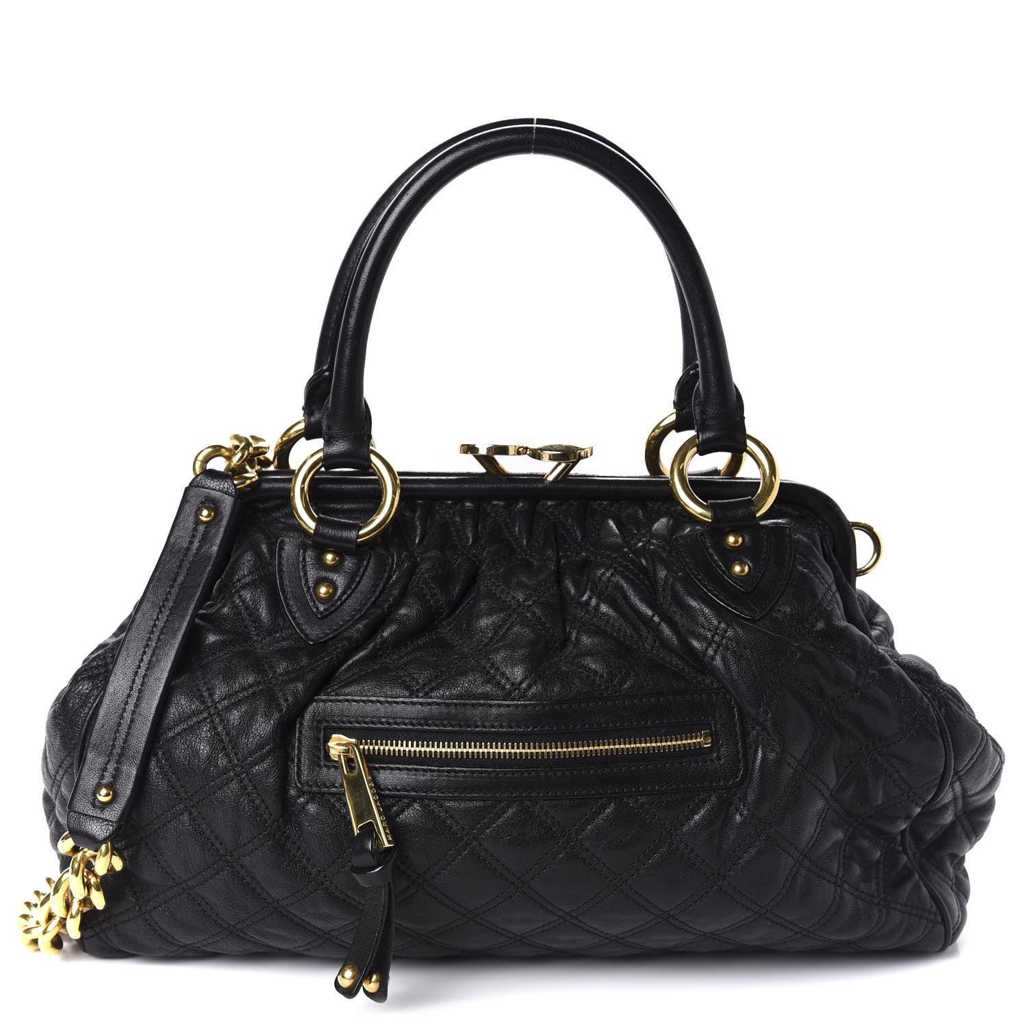 Marc Jacobs Calfskin Quilted Stam Black 1 of 11