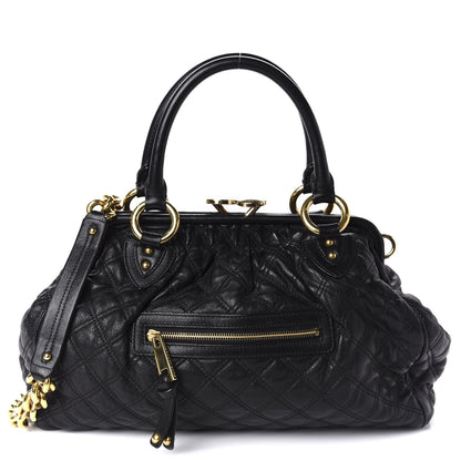 Marc Jacobs Calfskin Quilted Stam Black 1 of 11