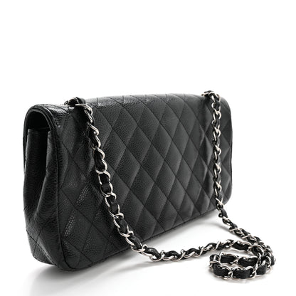 Chanel Caviar Quilted East West Flap Black 3 of 11