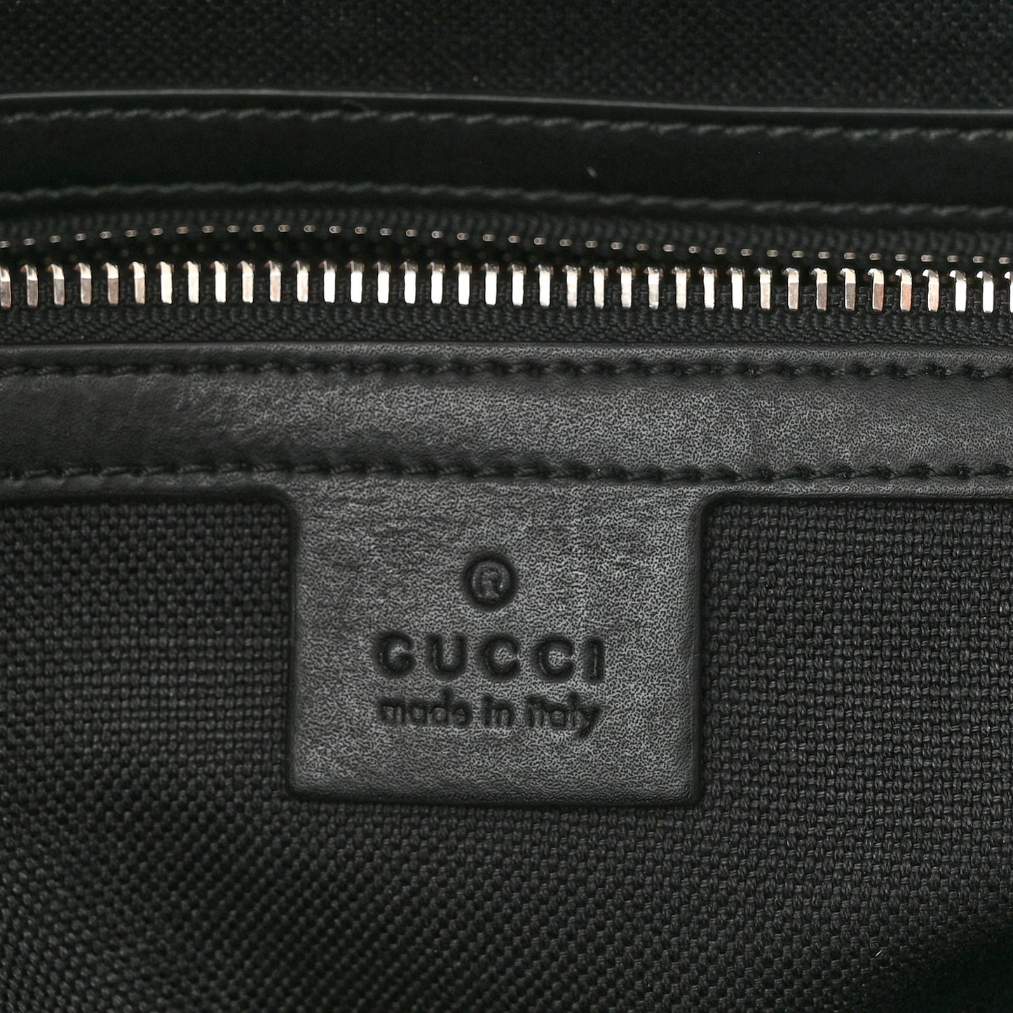 GG Supreme Monogram Web Tote Black Grey