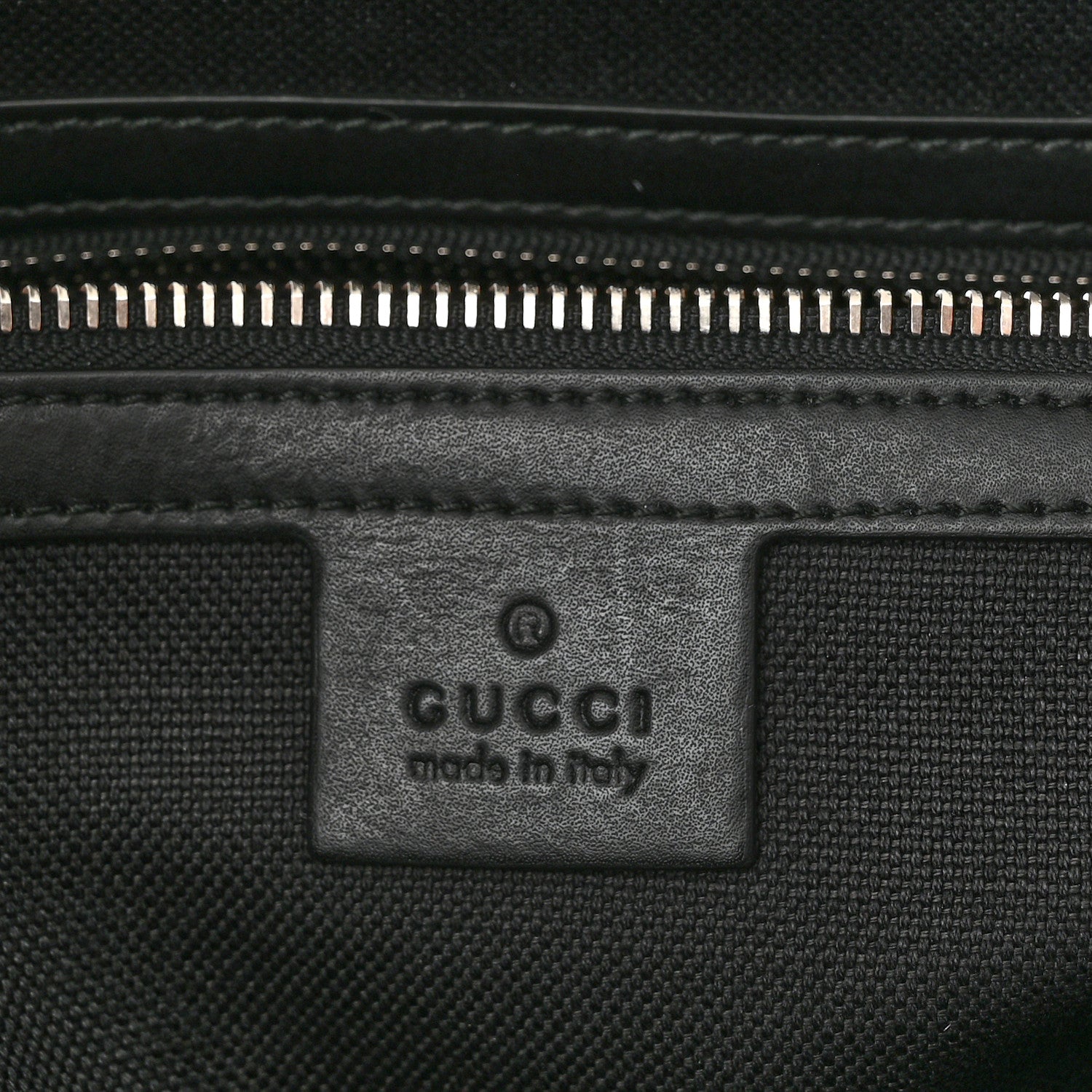 Gucci GG Supreme Monogram Web Tote Black Grey 6 of 10