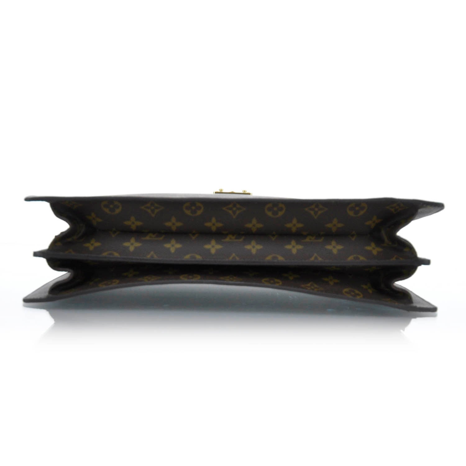 Louis Vuitton Monogram Serviette Fermoir Briefcase 5 of 9