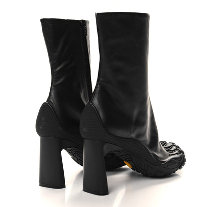 Balenciaga X VIBRAM Calfskin 80mm Toe Booties 39 Black 4 of 7
