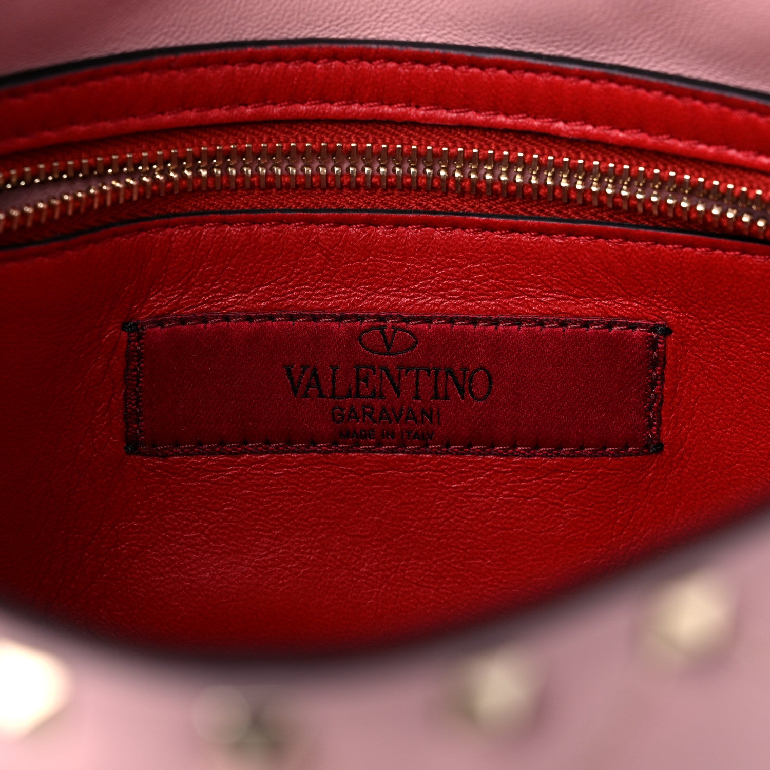 Valentino Garavani Nappa Medium Rockstud Spike Shoulder Bag Water Rose 6 of 8