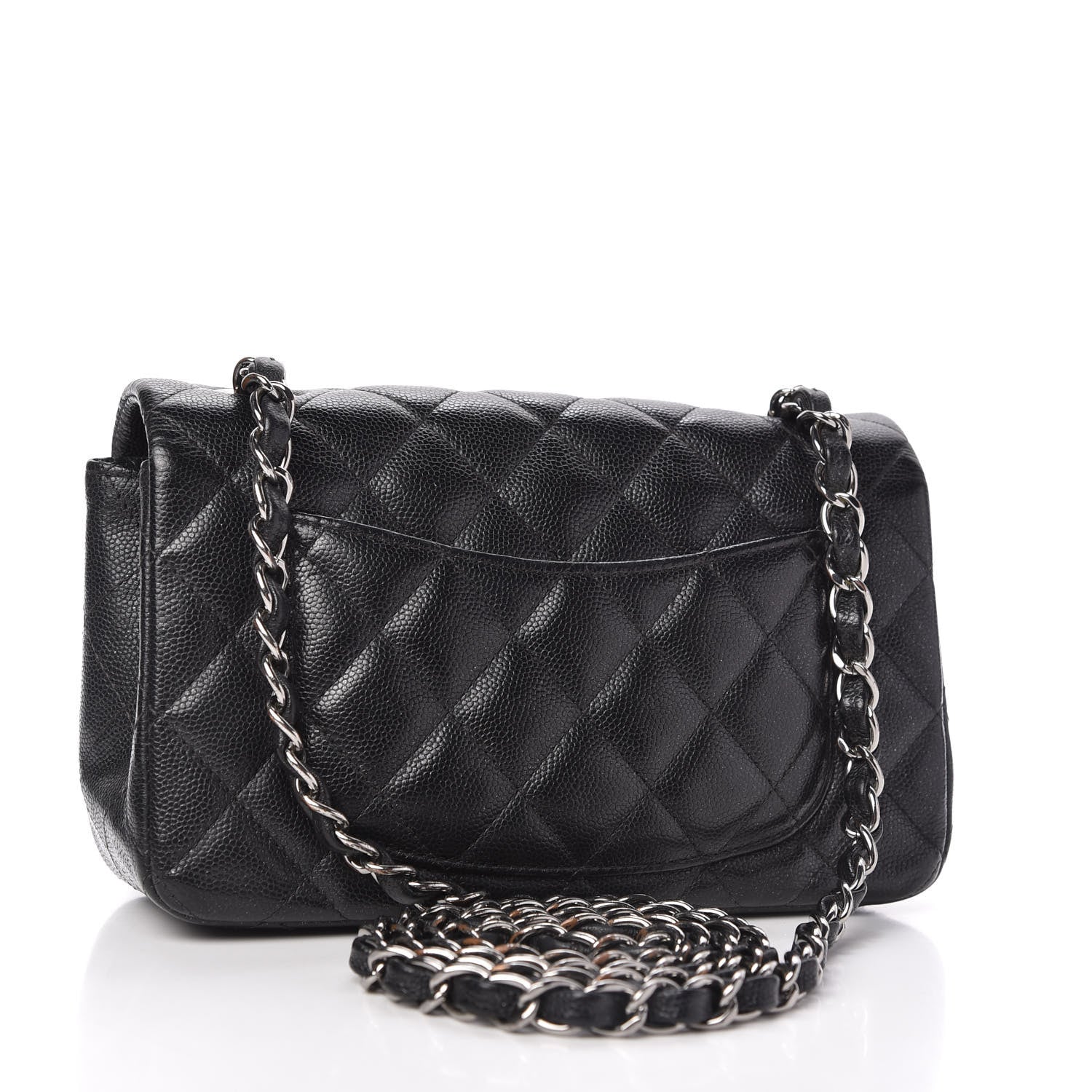 Chanel Caviar Quilted Mini Rectangular Flap Black 3 of 10