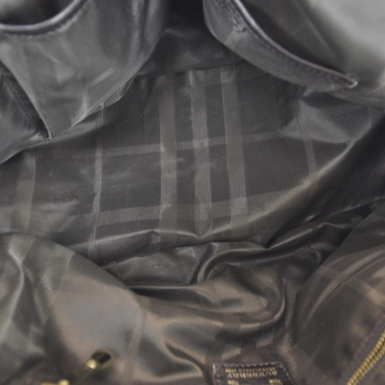 Burberry Leather Quilted Satchel Dark Brown 13 of 13