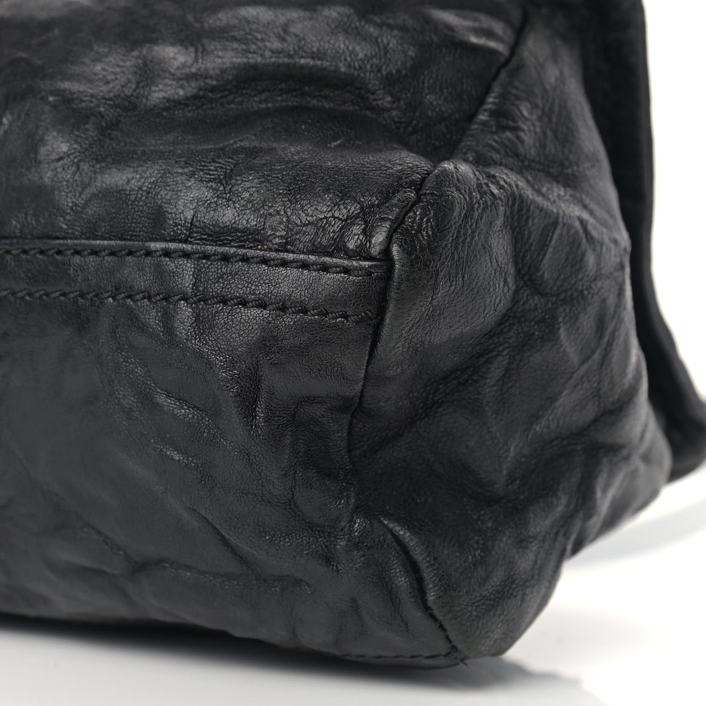 Tumbled Sheepskin Mini Pandora Black
